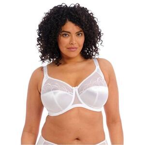 Elomi Women's White  Poly /Spandex Cate Full Cup Bra NEW NWT